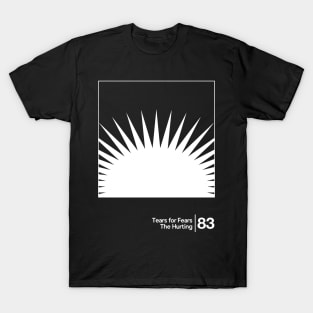 Tears For Fears - The Hurting / Minimalist Graphic Artwork T-Shirt